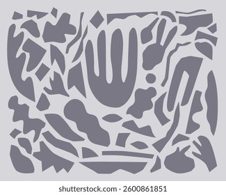 abstract pattern composition vector art