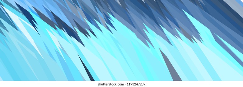 Abstract pattern consisting of randomly distributed triangles of different sizes and colors. Chaotic colorful backdrop in a low poly style.