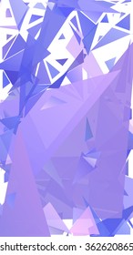 Abstract pattern consisting of randomly distributed triangles of different sizes and colors