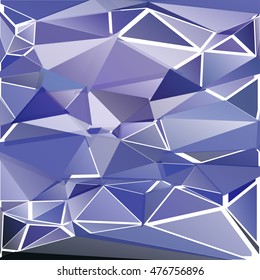 Abstract pattern consisting of randomly distributed triangles of different sizes and colors