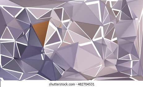 Abstract pattern consisting of randomly distributed triangles of different sizes and colors