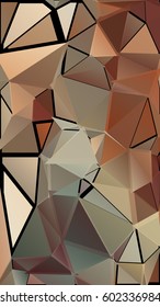 Abstract pattern consisting of randomly distributed triangles of different sizes and colors