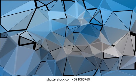 Abstract pattern consisting of randomly scattered triangles of different sizes and colors. Geometrical background