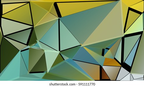 Abstract pattern consisting of randomly scattered triangles of different sizes and colors. Geometrical background