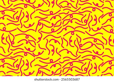 Abstract pattern consists of repeating curved lines, forming minimalist shapes that resemble the silhouette of the human body or organic shapes. This pattern looks has the
impression of modern art.