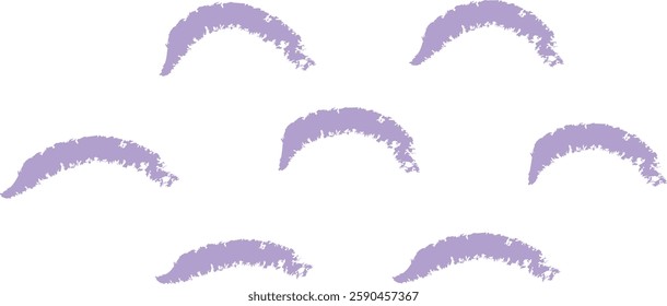 Abstract Pattern Crayon Hand Drawn Vector Illustration