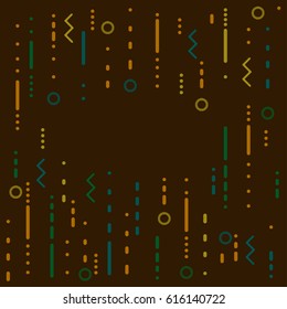 Abstract pattern. Creative vector background with place for your text.