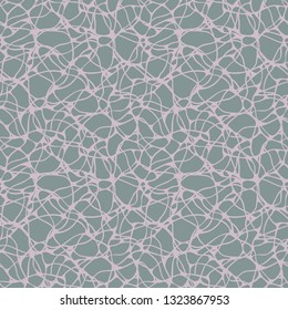 Abstract pattern with curved lines similar to the surface of a water or spiderweb.