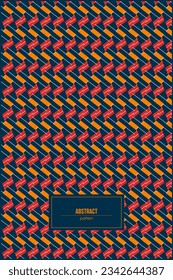 abstract pattern of dark retro style color