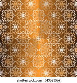 Abstract pattern decorative elements on background