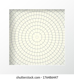 Abstract pattern. Decorative tile. Vector illustration.