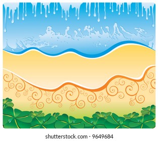 Abstract pattern for design