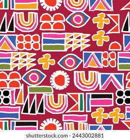 Abstract pattern design. Background design vector. Modern textile and fabric pattern. 