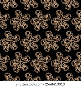 abstract pattern design with black background