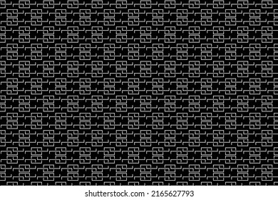 Abstract pattern design in black background.Vector pattern design.