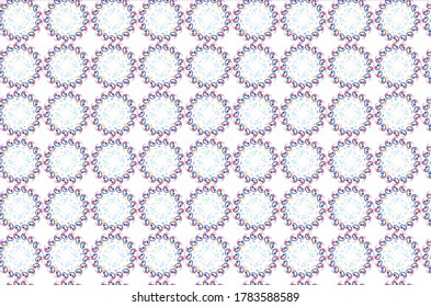 Abstract pattern design for fashion print
