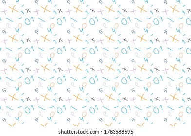 Abstract pattern design for fashion print