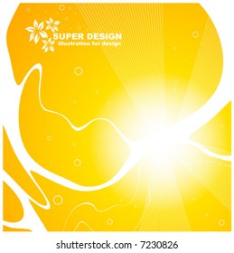 Abstract pattern for design. Floral elements for background. Part 3.