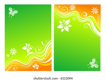 Abstract pattern for design. Floral ornament for background.
