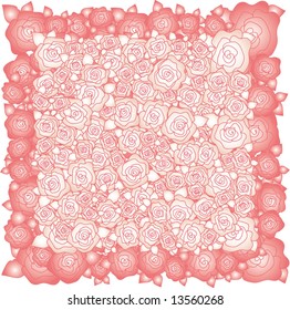 Abstract pattern for design. Floral retro elements for background