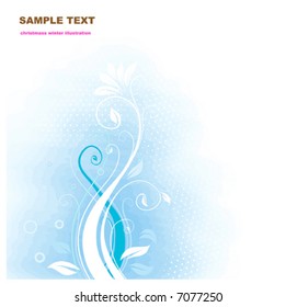 Abstract pattern for design. Floral retro elements for background.