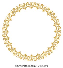 Abstract pattern for design. Floral retro elements for background. Vector