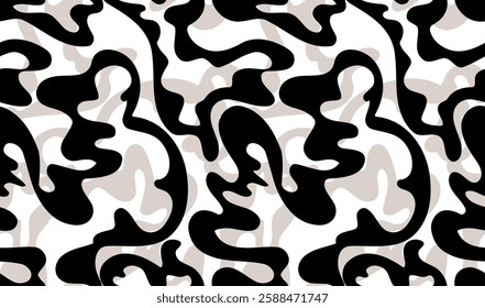 Abstract pattern design. Geometric wavy pattern. Seamless textile print pattern
