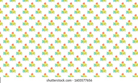 Abstract pattern design illustration with mix colors and white background