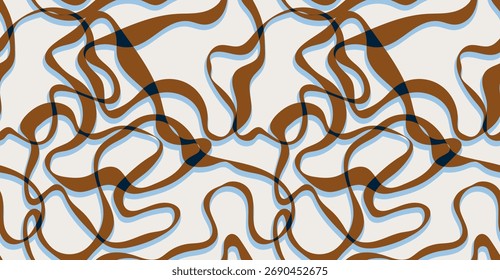 Abstract pattern design. Seamless doodle pattern.