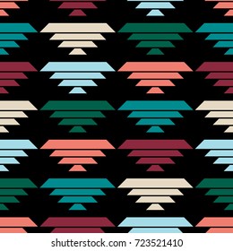 Abstract Pattern Design, Seamless Retro background - 1960s, 1970s, 1980s fashion style