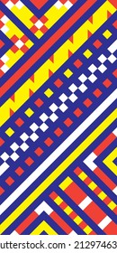 Abstract pattern for design. Vector geometric background of triangles. Texture for textile