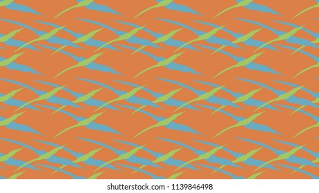 An abstract pattern of diagonally flying elements. The idea of modern design of textiles, packaging, tiles, wallpaper
