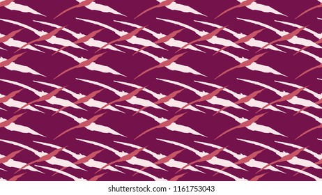 An abstract pattern of diagonally flying elements. The idea of modern design of textiles, packaging, tiles, wallpaper