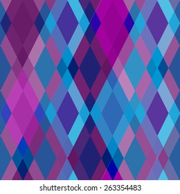 Abstract pattern with diamonds. Stock vector