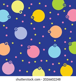 Abstract pattern of dots. Colorful and modern. Can be used for template backgrounds.