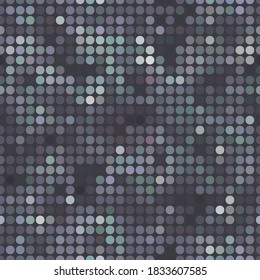 Patrón abstracto con puntos. Textura gris-azul. Fondo vectorial impecable.