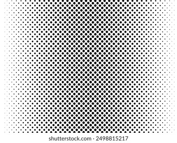 Abstraktes Muster mit Punkten. Moderne schwarz-weiße Textur. Geometrischer Hintergrund