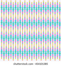 Abstract pattern of dots Seamless vector background with colors colors