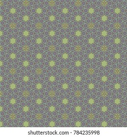 abstract pattern with drops arranged in flower shapes