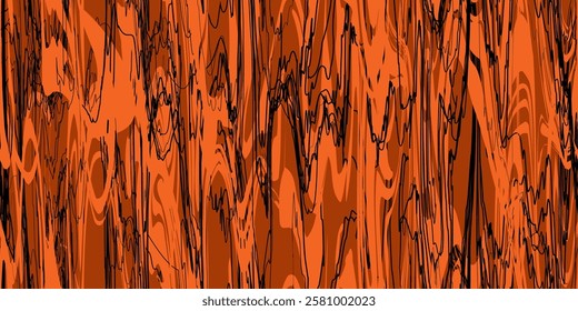 Abstract pattern with dynamic lines and bold orange color. Modern and contemporary design suitable for various creative projects.