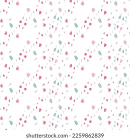 Patrón abstracto. Fondo Terrazzo sin fin.Resumen de fondo moderno rojo y rosa sin inconvenientes patrón , ilustración vectorial plana