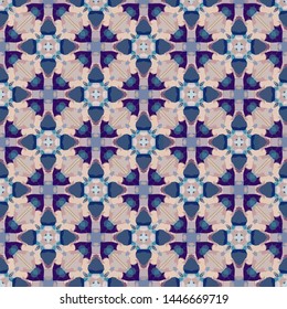 Abstract pattern in ethnic traditional style. Abstract vintage pattern with decorative pattern oriental style