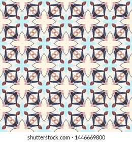 Abstract pattern in ethnic traditional style. Abstract vintage pattern with decorative pattern oriental style