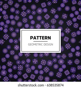 Abstract pattern in etnic style