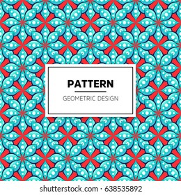 Abstract pattern in etnic style