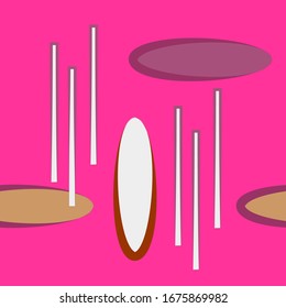 abstract pattern expressive shape ornaments graphical design