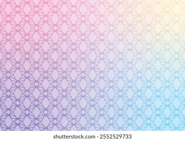 Abstraktes Muster Auge Netz Kunst weich blauen Hintergrund Vektorgrafik.