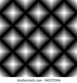 Abstract pattern with fading squares. Repeatable background.