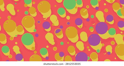 Abstract pattern featuring colorful shapes and vibrant hues, emphasizing visual appeal and artistic design.