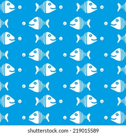 Abstract pattern with fishes.